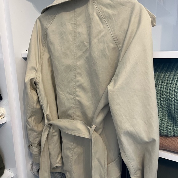 H&M Oversized, Waist Crop Trench, XS - Picture 3 of 5